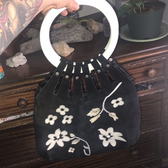 Vintage Suede Xhilaration Bag - Picture 3 of 6